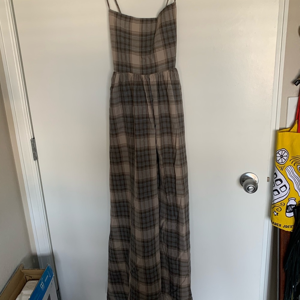 ZARA plaid maxi dress- brand new with tags